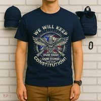 Retro Vintage America Amendment T-Shirt thumb 6