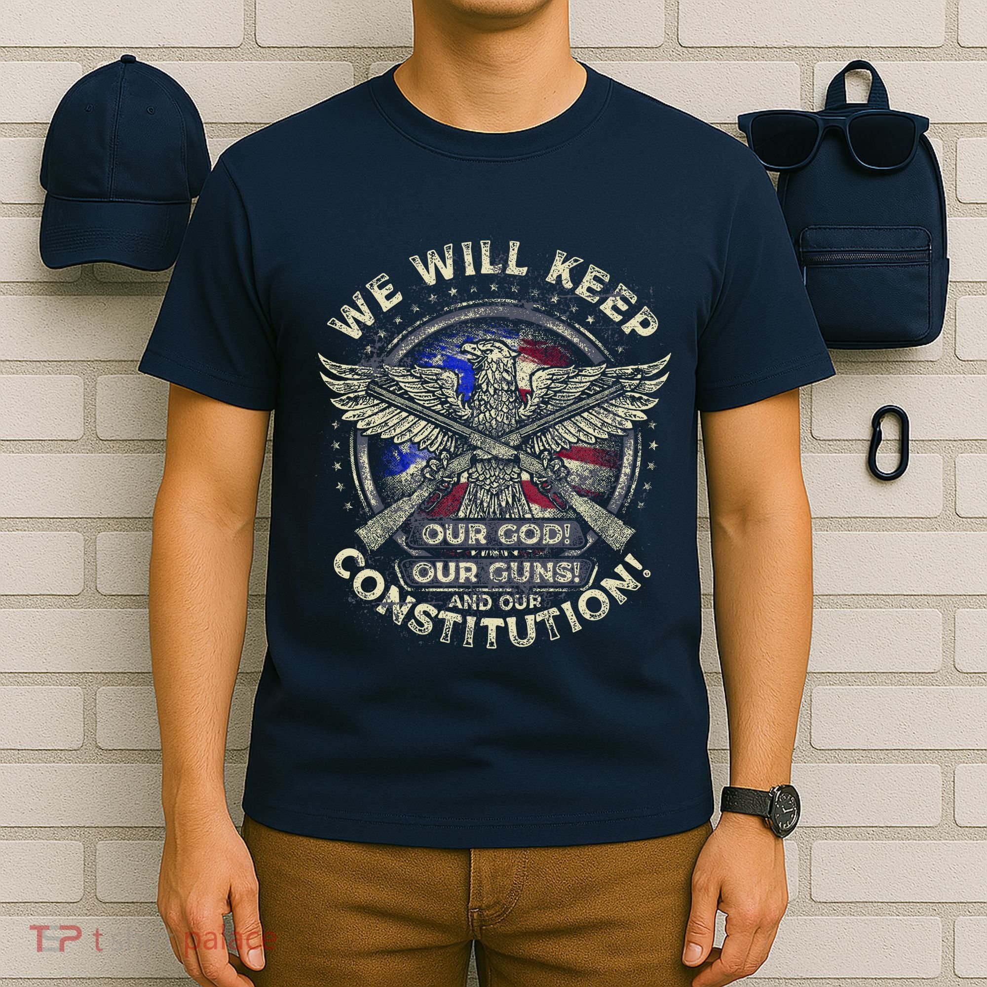 Retro Vintage America Amendment T-Shirt