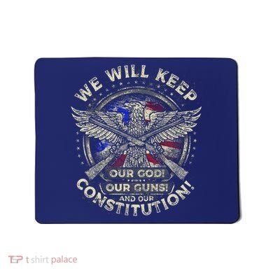 Retro Vintage America Amendment Mousepad