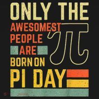Retro Vintage Awesome People Born Birth On Pi Day teachers T-Shirt thumb 7