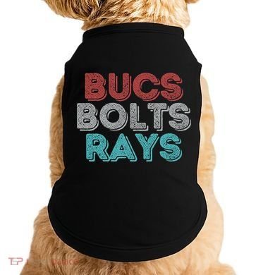 Retro Vintage Bucs Bolts Rays Doggie Tank