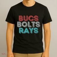 Retro Vintage Bucs Bolts Rays T-Shirt thumb 3