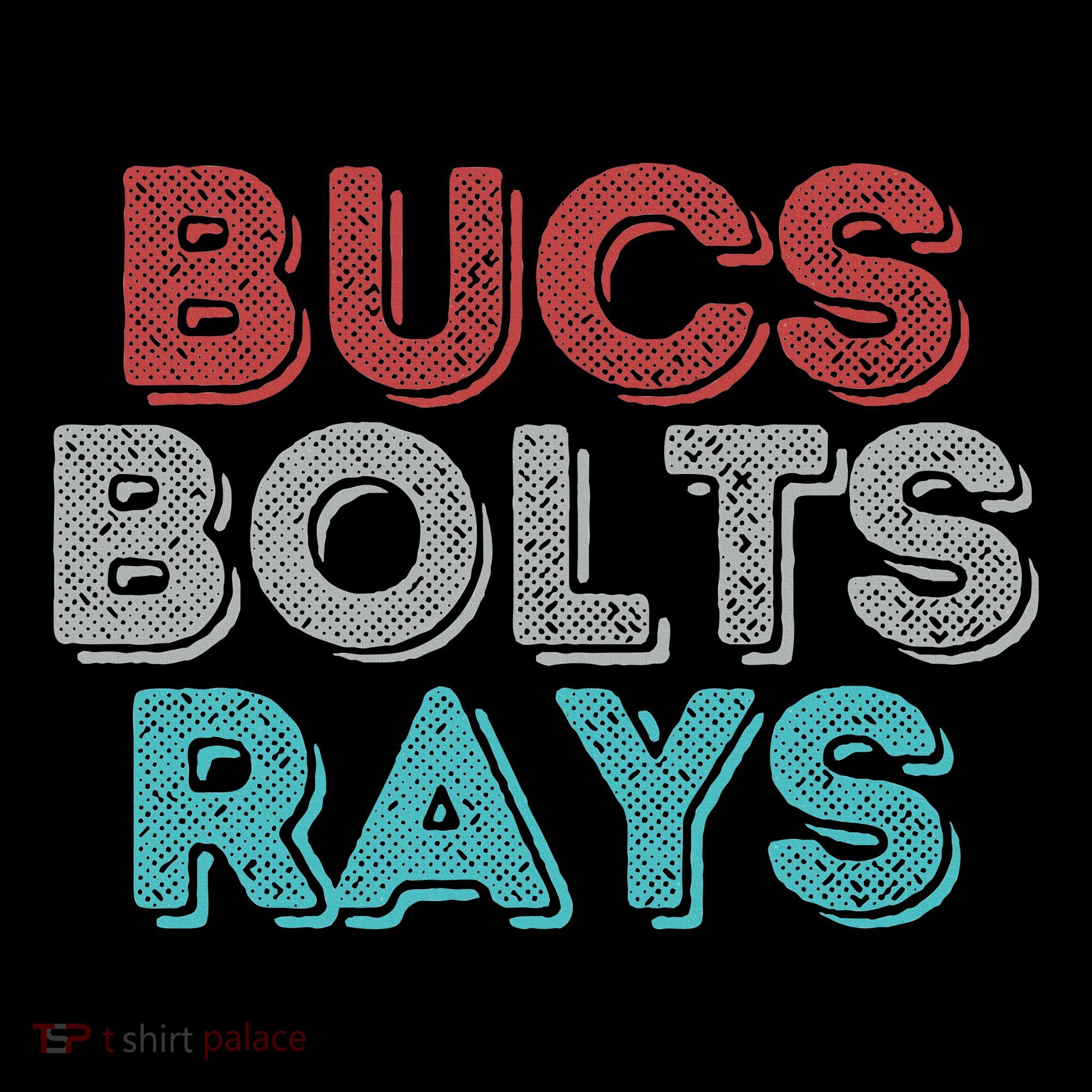 Retro Vintage Bucs Bolts Rays T-Shirt