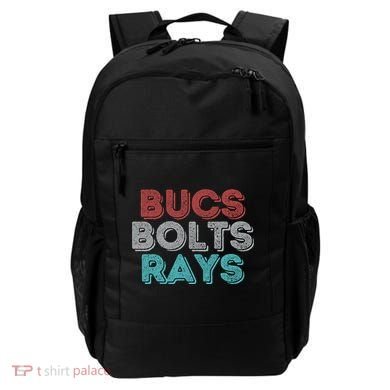 Retro Vintage Bucs Bolts Rays Backpack