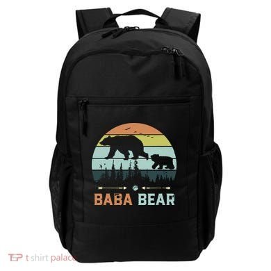 Retro Vintage Baba Bear Backpack