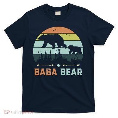 Retro Vintage Baba Bear T-Shirt