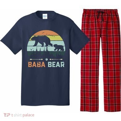 Retro Vintage Baba Bear Pajama Set