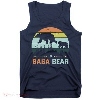 Retro Vintage Baba Bear Tank Top