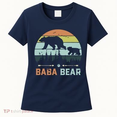 Retro Vintage Baba Bear Women's T-Shirt