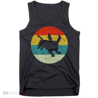 Retro Vintage Basset Hound Tank Top