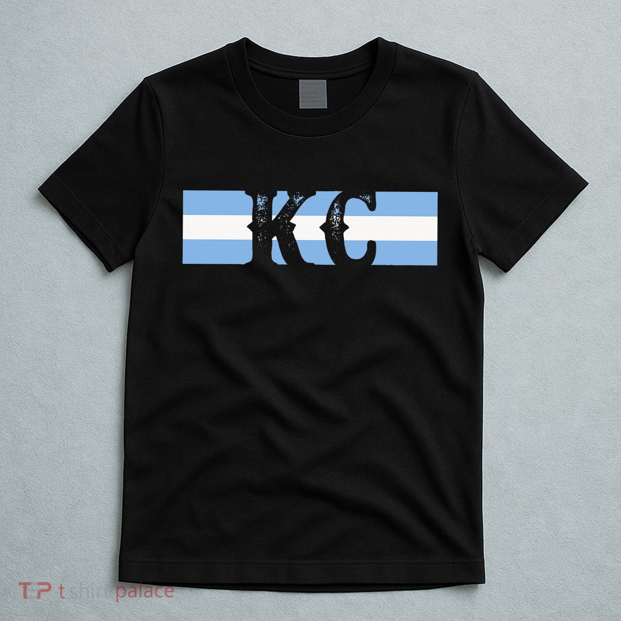 Retro Vintage Blue Stripes Kc Kansas City T-Shirt