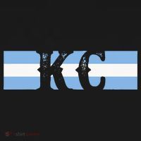 Retro Vintage Blue Stripes Kc Kansas City T-Shirt thumb 7