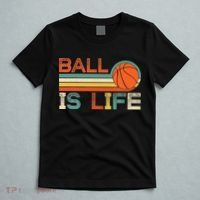 Retro Vintage Ball Is Life Basketball Fans Lover Funny T-Shirt thumb 5