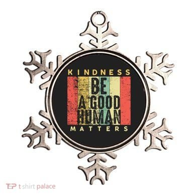 Retro Vintage Be A Good Human Kindness Matters Giftbe Kind Gift Cool Gift Ornament