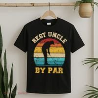 Retro Vintage Best uncle By Par Golf Father's Day T-Shirt thumb 2