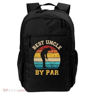 Retro Vintage Best uncle By Par Golf Father's Day Backpack