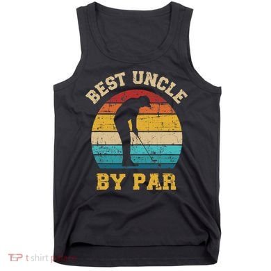 Retro Vintage Best uncle By Par Golf Father's Day Tank Top
