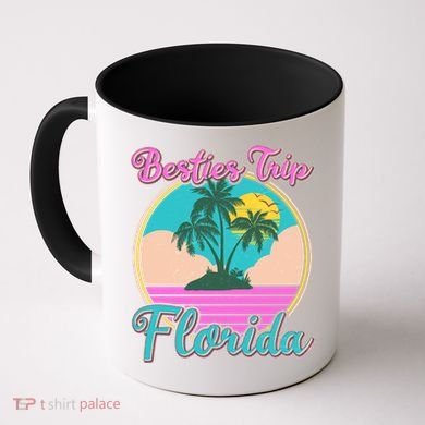 Retro VIntage Besties Trip Florida Coffee Mug