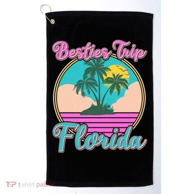 Retro VIntage Besties Trip Florida Golf Towel