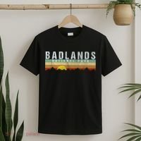 Retro Vintage Badlands National Park T-Shirt thumb 2