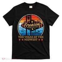 Retro Vintage Branson Missouri Vegas Of The Midwest Tourism T-Shirt thumb 0