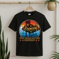 Retro Vintage Branson Missouri Vegas Of The Midwest Tourism T-Shirt thumb 2