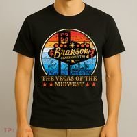 Retro Vintage Branson Missouri Vegas Of The Midwest Tourism T-Shirt thumb 3