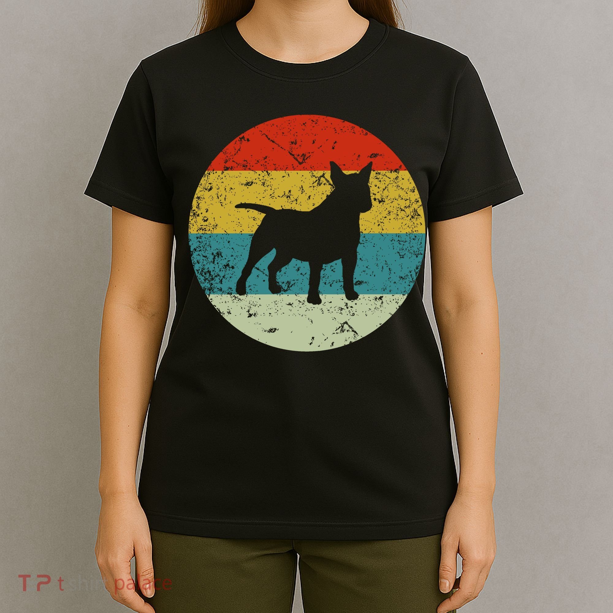 Retro Vintage Bullterrier T-Shirt