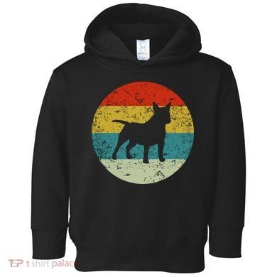 Retro Vintage Bullterrier Toddler Hoodie