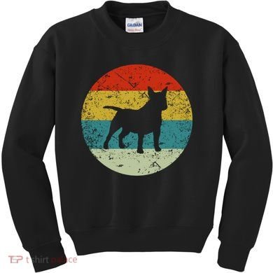 Retro Vintage Bullterrier Kids Sweatshirt