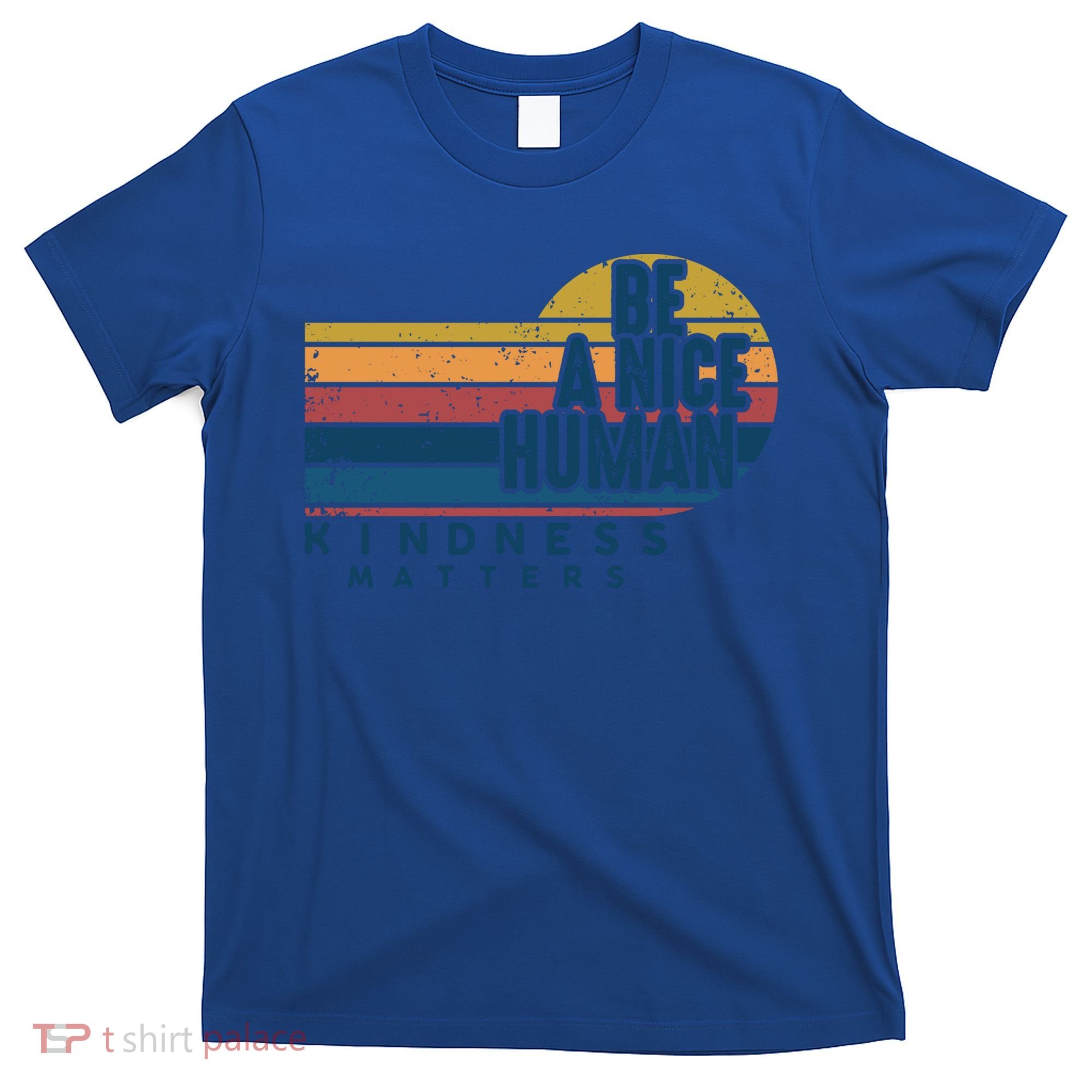 Retro Vintage Be A Nice Human Kindness Matters Giftbe Kind Gift T-Shirt
