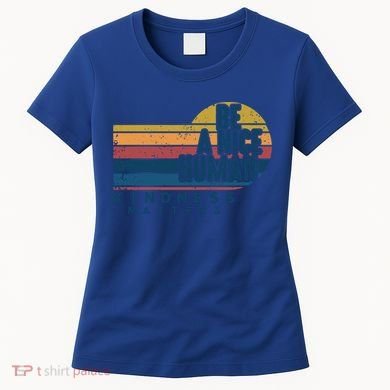 Retro Vintage Be A Nice Human Kindness Matters Giftbe Kind Gift Women's T-Shirt