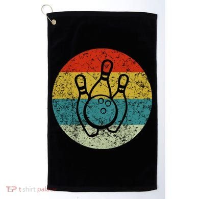 Retro Vintage Bowling Golf Towel