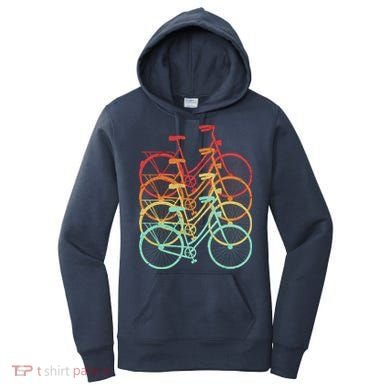 Retro Vintage Bicycle Bike Women's Hoodie