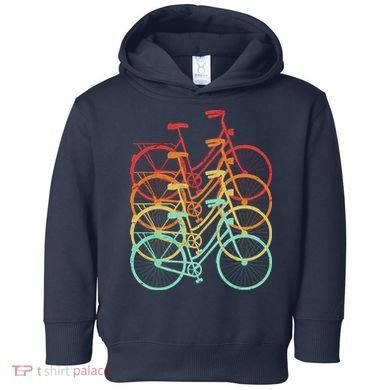 Retro Vintage Bicycle Bike Toddler Hoodie