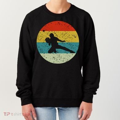 Retro Vintage Baseball Catcher Women's Sweatshirt