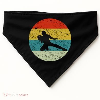 Retro Vintage Baseball Catcher USA-Made Doggie Bandana