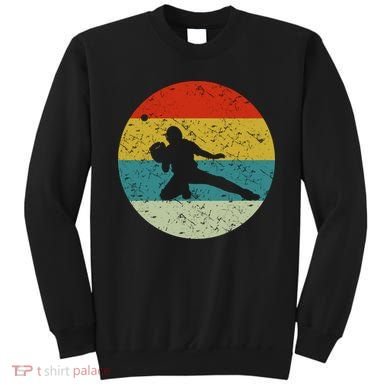 Retro Vintage Baseball Catcher Sweatshirt
