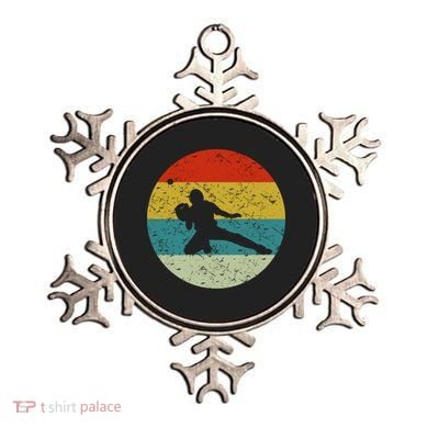 Retro Vintage Baseball Catcher Ornament