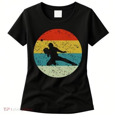 Retro Vintage Baseball Catcher Women's T-Shirt