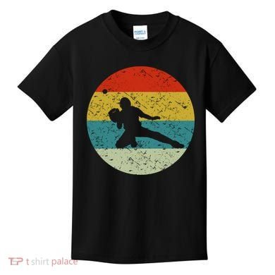 Retro Vintage Baseball Catcher Kids T-Shirt