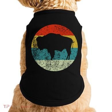 Retro Vintage Bison Doggie Tank