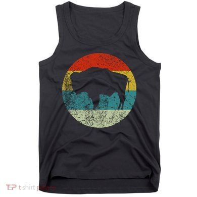 Retro Vintage Bison Tank Top