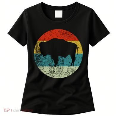 Retro Vintage Bison Women's T-Shirt