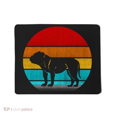 Retro Vintage Bulldog Mousepad