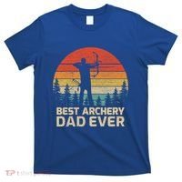 Retro Vintage Best Archery Dad Ever Father's Day Gift T-Shirt thumb 0