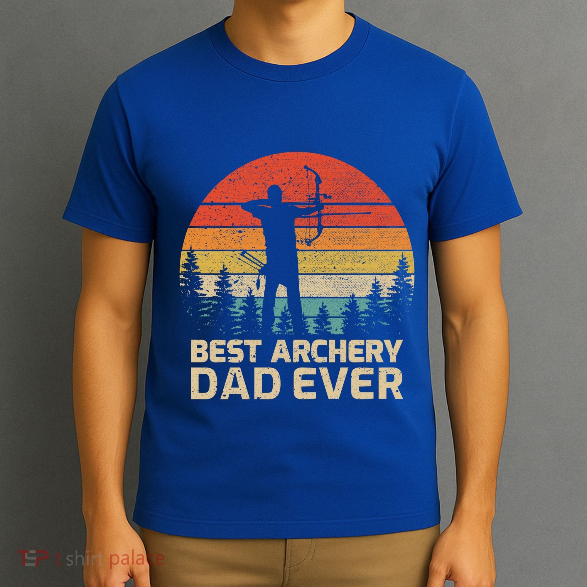 Retro Vintage Best Archery Dad Ever Father's Day Gift T-Shirt
