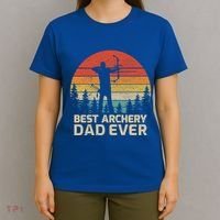 Retro Vintage Best Archery Dad Ever Father's Day Gift T-Shirt thumb 4
