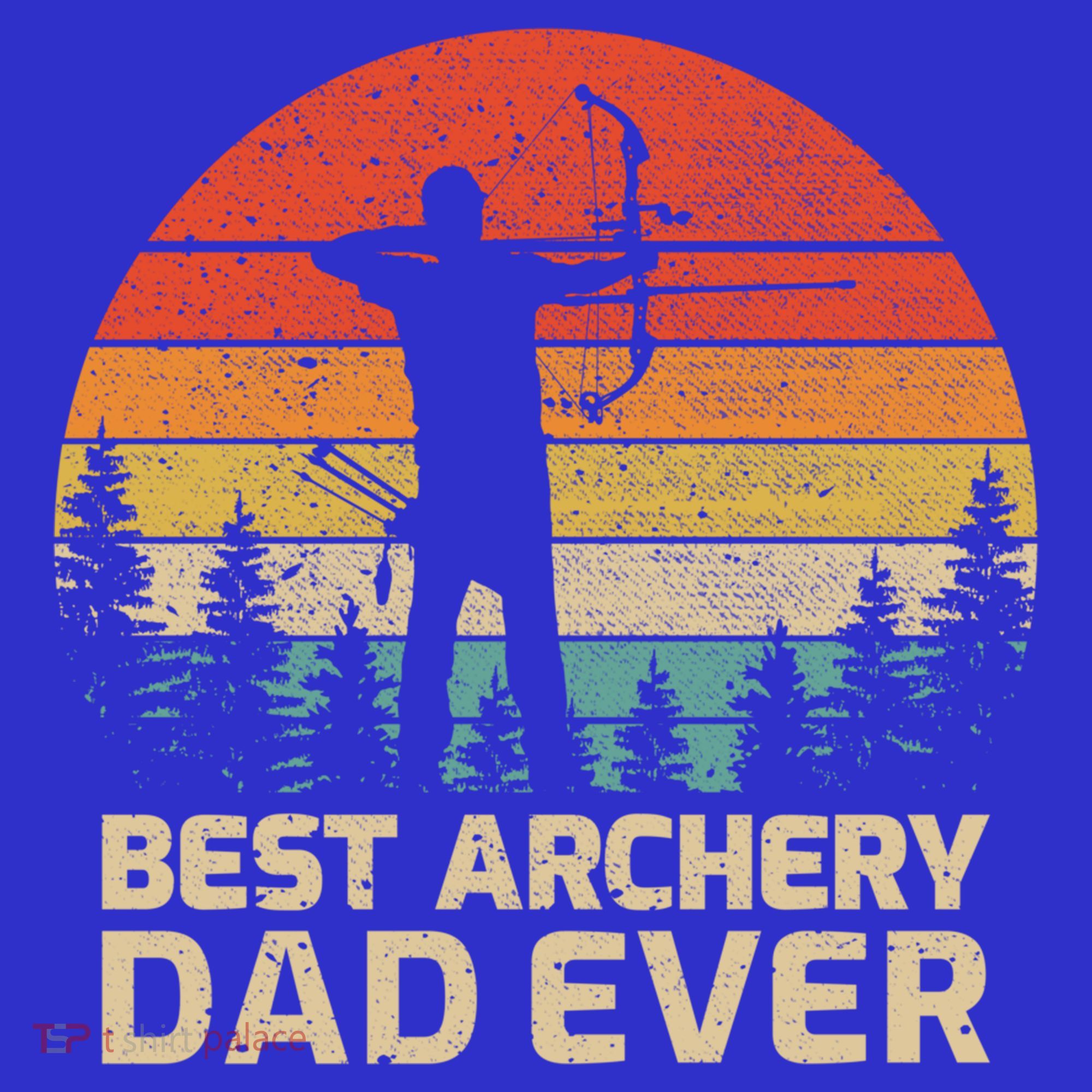 Retro Vintage Best Archery Dad Ever Father's Day Gift T-Shirt