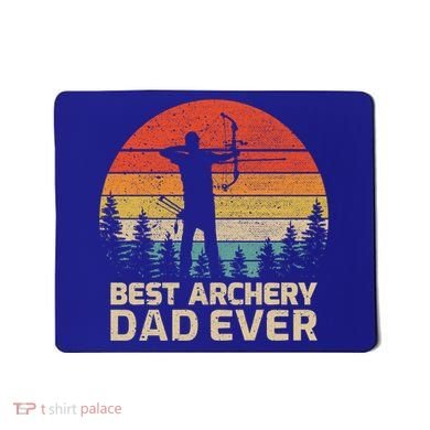 Retro Vintage Best Archery Dad Ever Father's Day Gift Mousepad